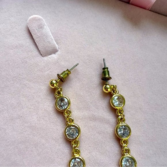 Jules Smith Bling Cultured Pearl Drop Earrings - Picture 4 of 6
